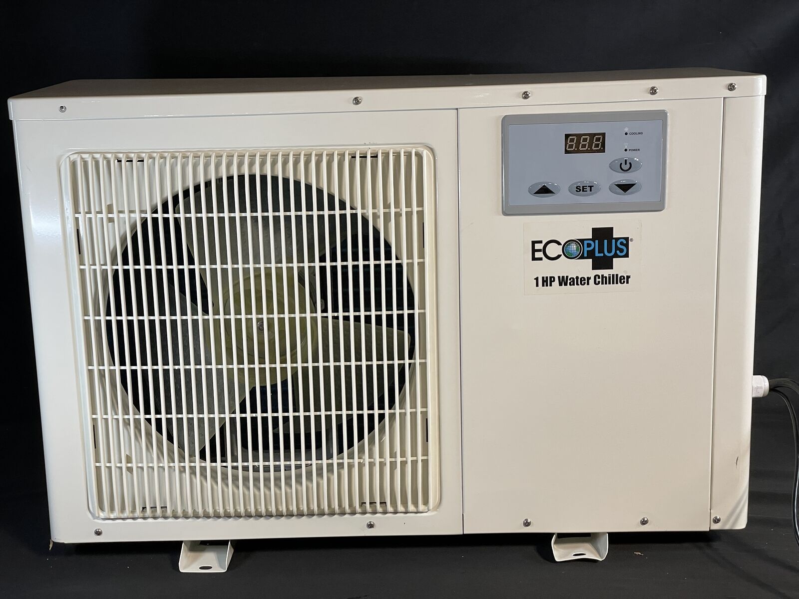 EcoPlus HGC728708 Commercial Grade Water Chiller 1 HP White Used Read 