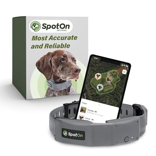 Longer Battery Life, GPS Dog Fence, App Based Wireless Dog Fence Collar, Wate...