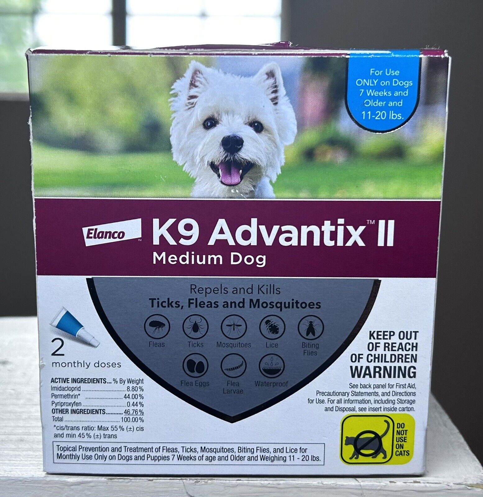 Bayer Animal Health K9 Advantix II Flea and Tick Remedy for Dogs - 2 Pack...