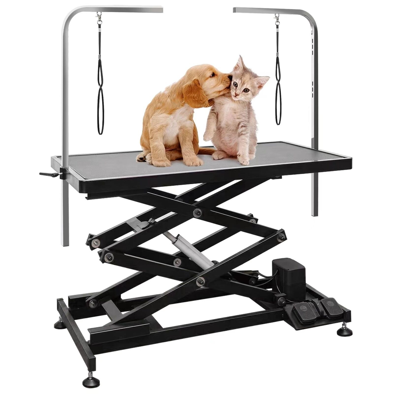Electric Pet Dog Grooming Table, Heavy Duty Grooming Table Professional Doubl...