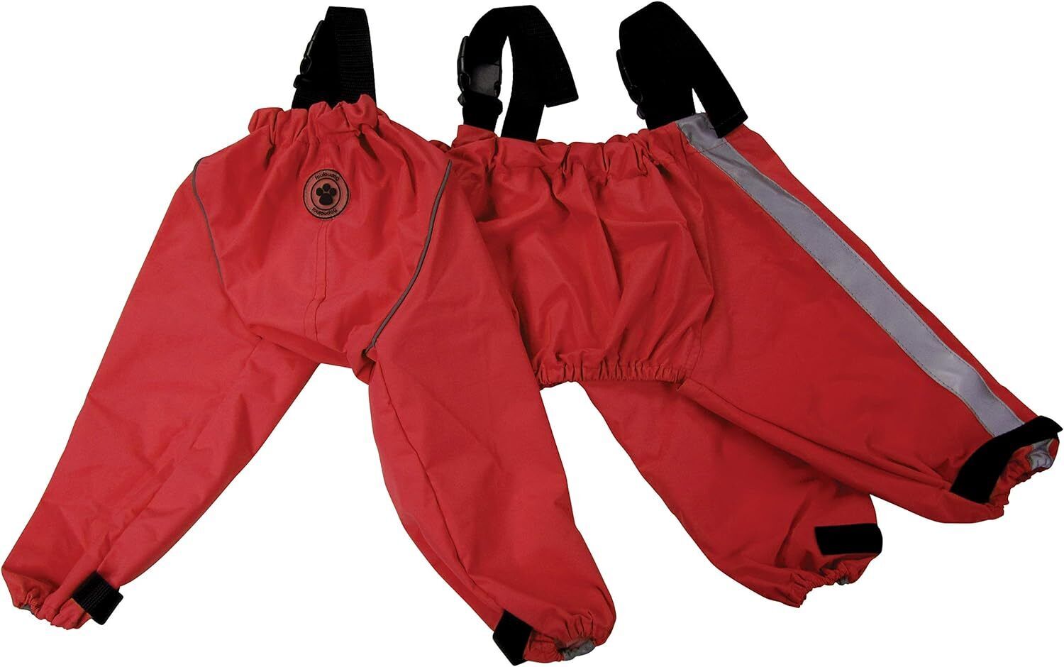 FouFou Dog 62556 Bodyguard Protective All-Weather Pants Large Red