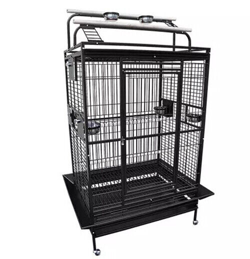 KING'S CAGES 8004030 Parrot CAGE 40x30x72 Play Pen Bird Cages Toy Cockatoo Macaw
