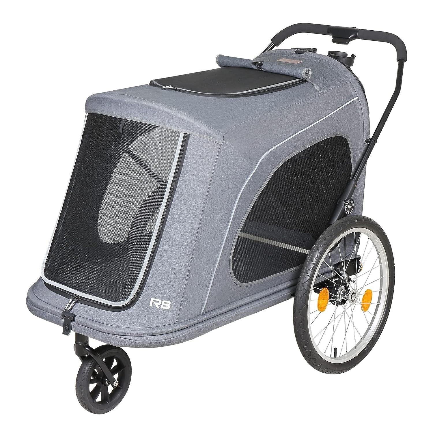 Beberoad Pets R8 Luxury Foldable Pet Stroller, Dog Stroller