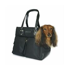 DJANGO Dog Carrier Bag - Waxed Canvas and Leather Soft-Sided Pet Travel Tote ... picture