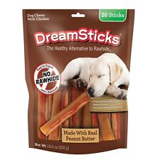 624 DreamBone DreamSticks Dog Chews with Chicken & Peanut Butter 13&26 Cnt Bags picture