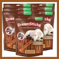 624 DreamSticks Dog Chews with Chicken & Peanut Butter 13&26 ct bags mix picture