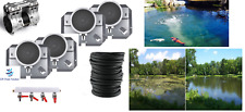 Industrial Pro Lake & POND Aeration Kit w/600' Hose 4-Diffusers + 5 CFM 2+ Acres picture