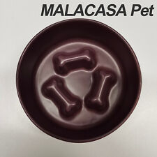 MALACASA Pet Slow Feeder Dog Bowl Eating Puzzle Feeder Anti-Choking Dog Puppy picture