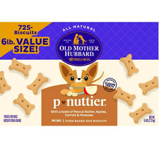 6lb Old Mother Hubbard by Wellness Classic P-Nuttier Natural Biscuits Dog Treats picture