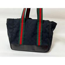 GUCCI Small Dog Carrier Tote Bag - Canvas and Leather, Stylish Pet Accessory picture