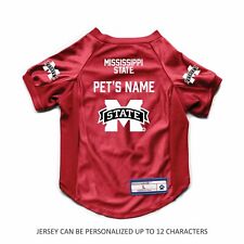 Littlearth NCAA Personalized Dog Jersey MISSISSIPPI STATE Sizes XS-Big Dog picture